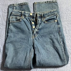Button fly jeans size 0